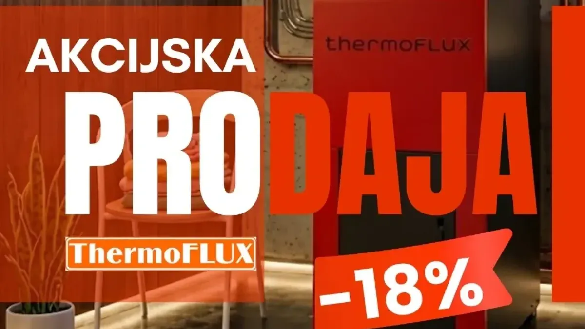 FIS pokrenuo veliku akciju grijanja: ThermoFLUX kamini i kotlovi na pelet sniženi 18% do 30.09.2026.
