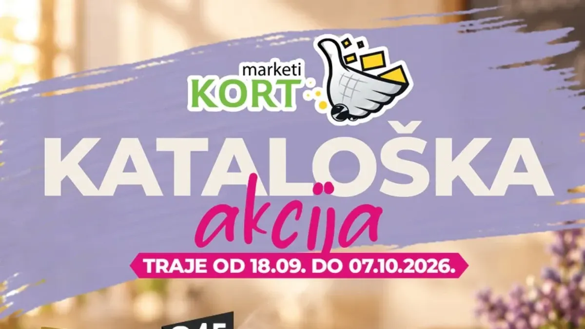 KORT novi katalog: Velika ponuda i sniženja do 07.10.2026.