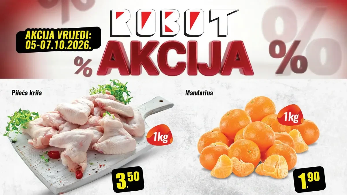Robot akcija 05–07.10.2026.