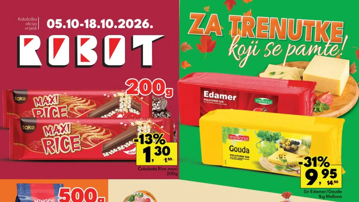 Robot katalog 05–18.10.2026. – velika akcija, super cijene i sniženja do 48%