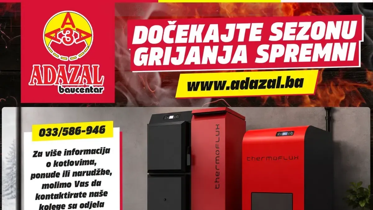 Adazal spreman za sezonu grijanja – peći, kamini i šporeti već od 245,90 KM
