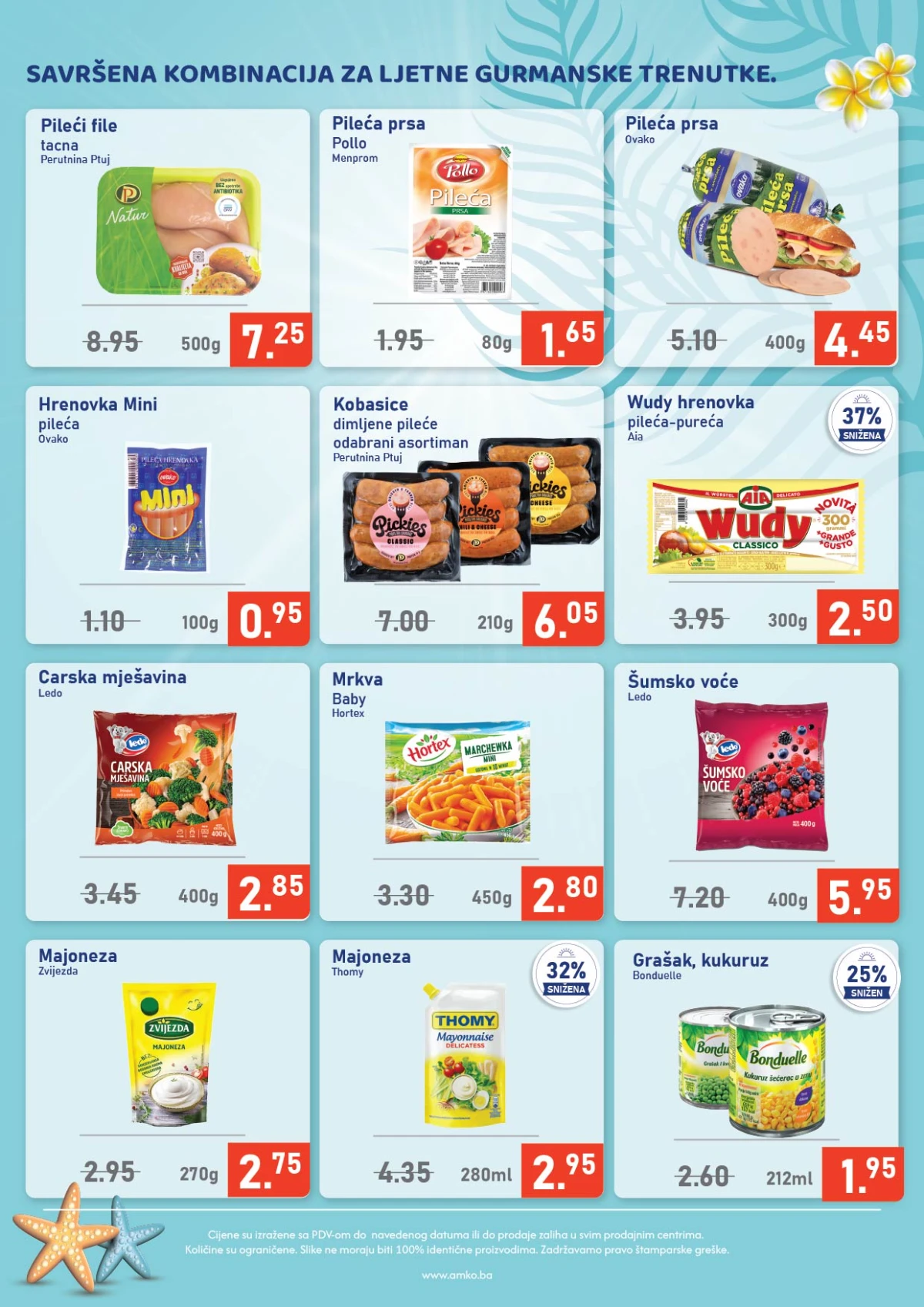AMKO katalog strana 2 – mlijeko sirevi kajmak pavlaka i mliječni proizvodi