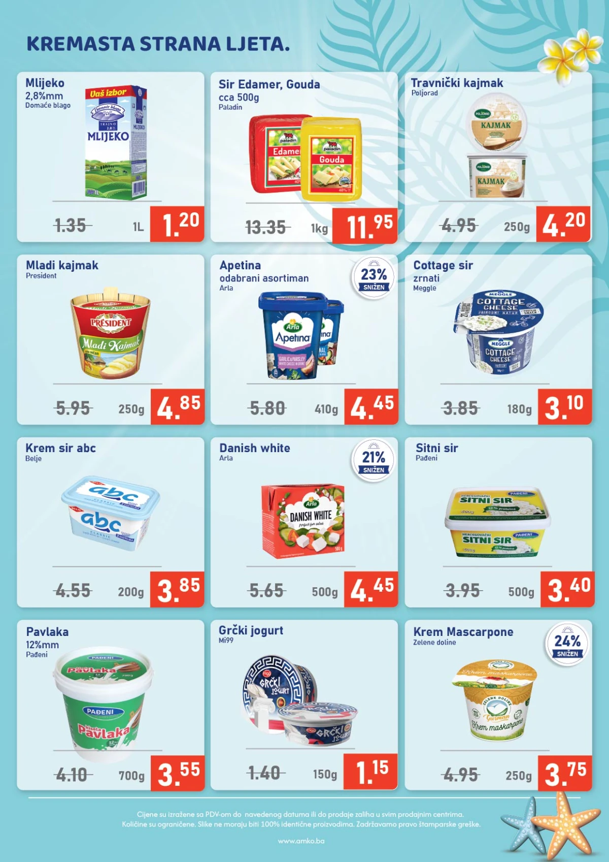 AMKO katalog strana 3 – riža tjestenina tuna i prehrambeni proizvodi