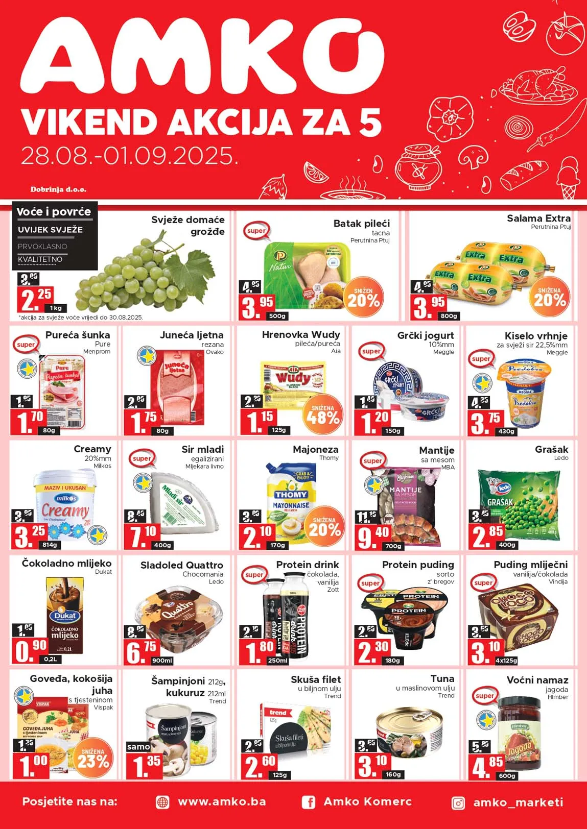 Amko vikend akcija – Sniženja do 01.09.2025