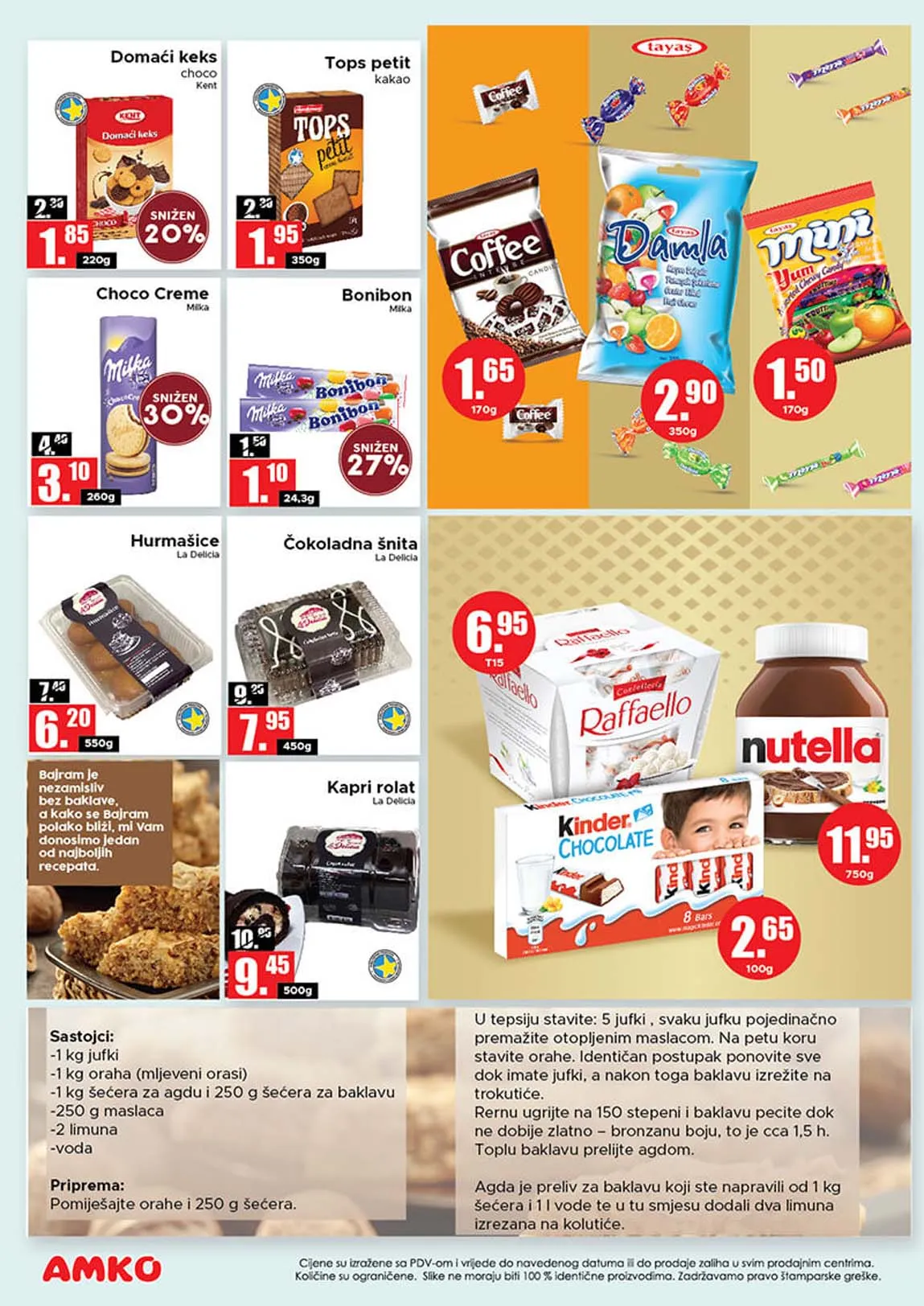 AMKO marketi sniženja