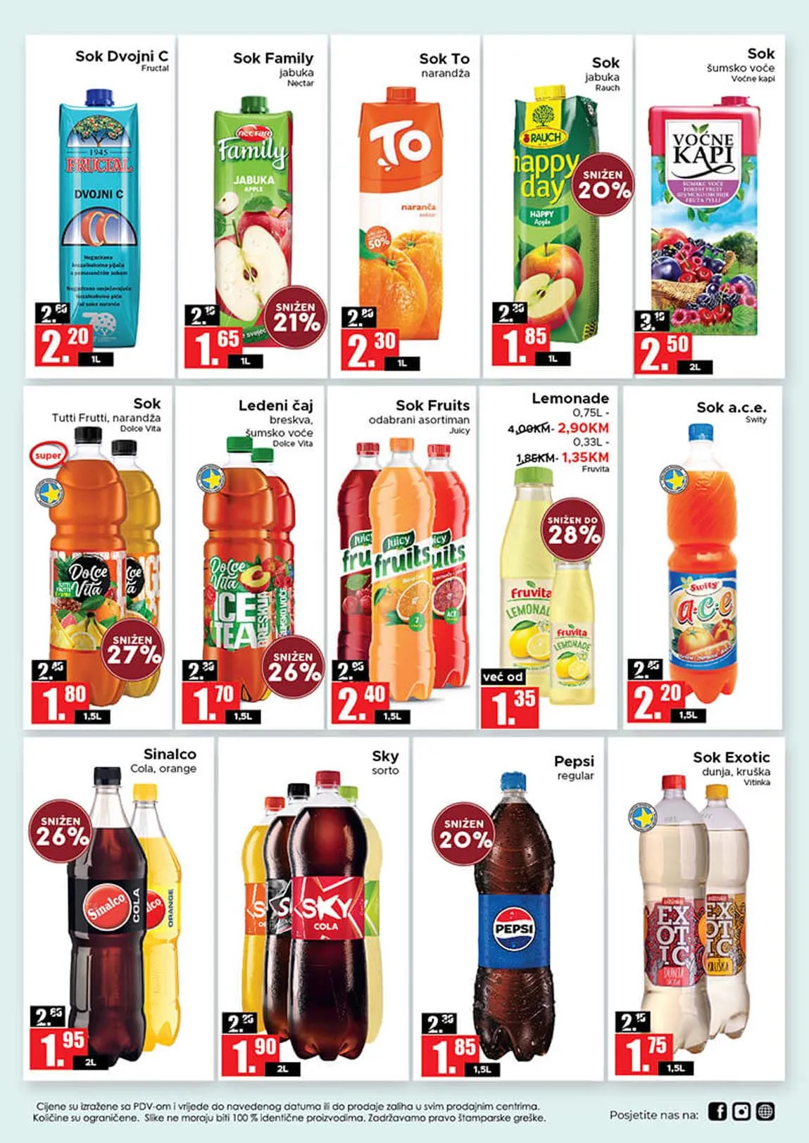 AMKO marketi sniženja