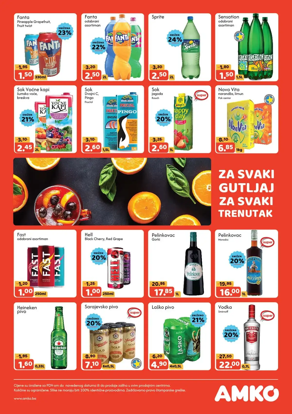 AMKO sniženja april 2026 prehrambeni proizvodi do 40% strana 9