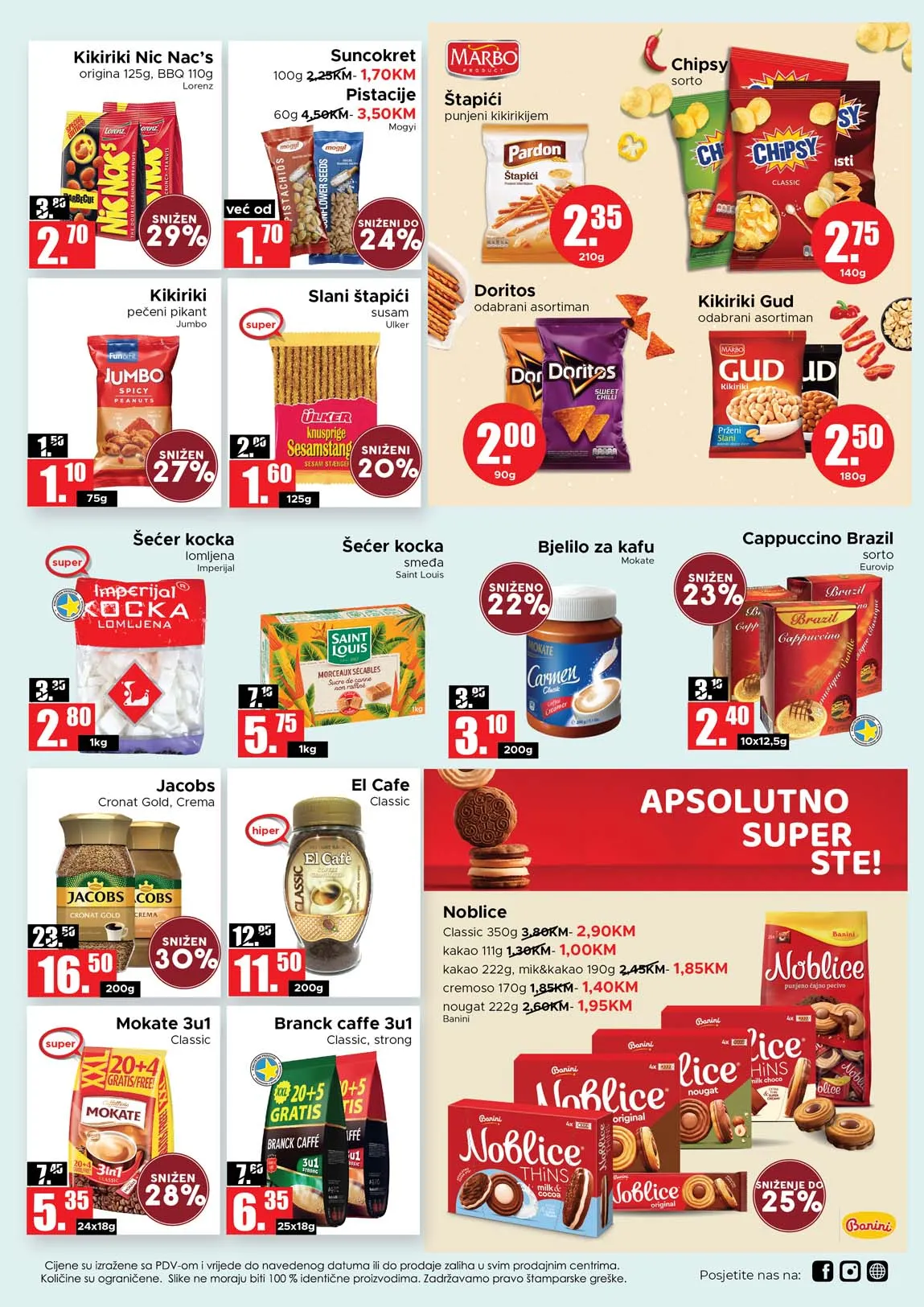 AMKO marketi sniženja