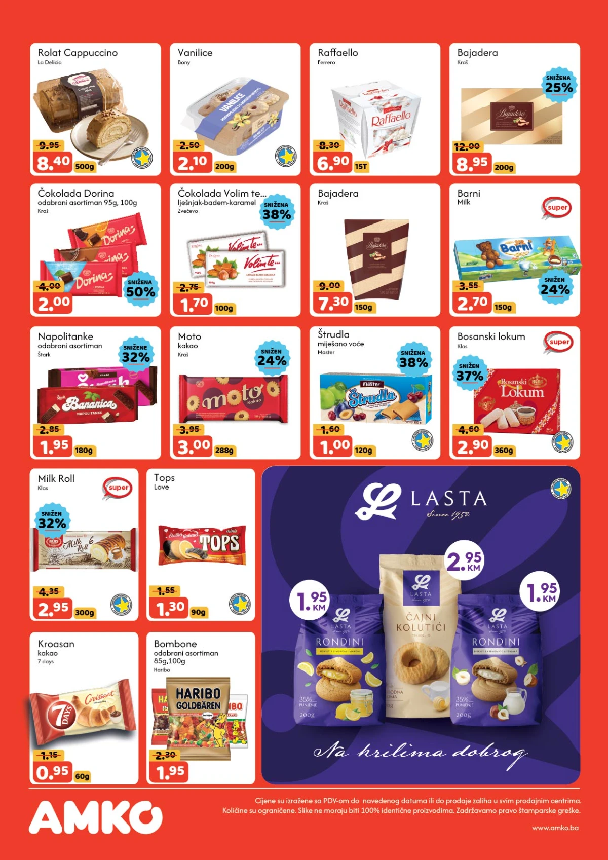 AMKO katalog – Bajadera Dorina i slatki program na akciji