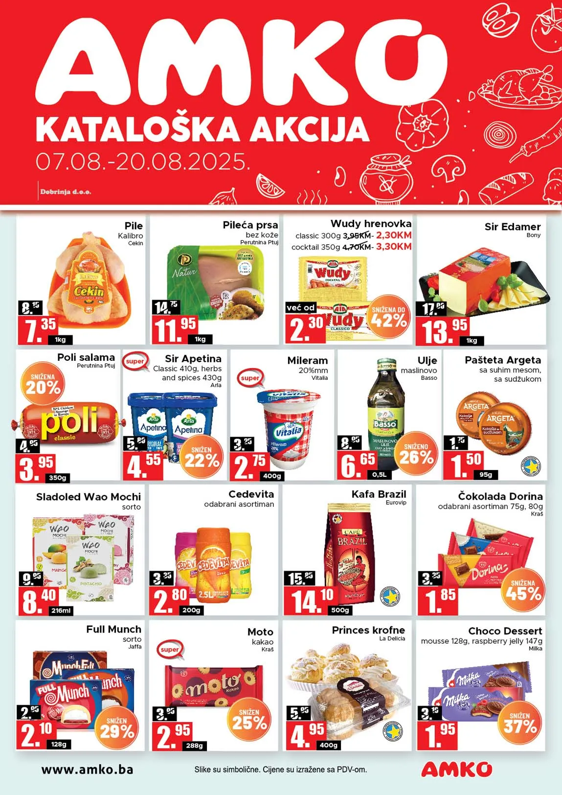AMKO katalog sniženja do 20.08.2025 – Pogledajte nove akcije