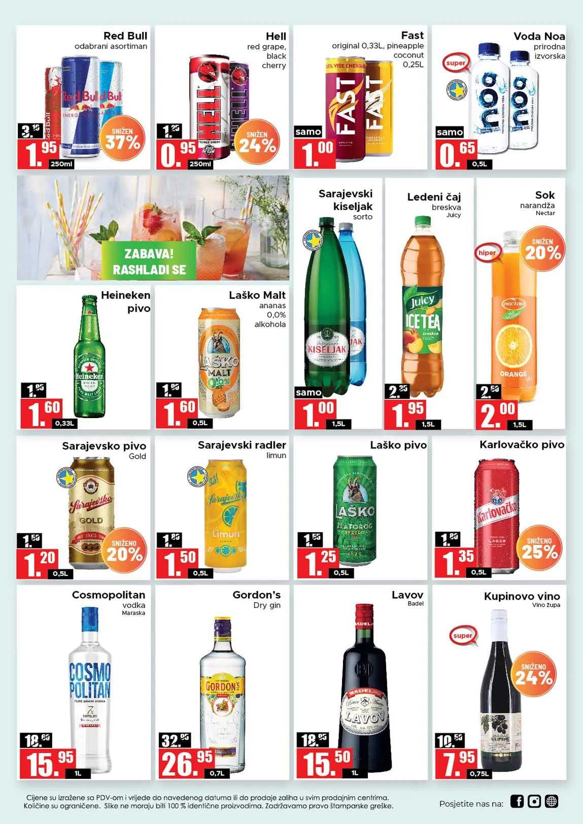 AMKO marketi sniženja