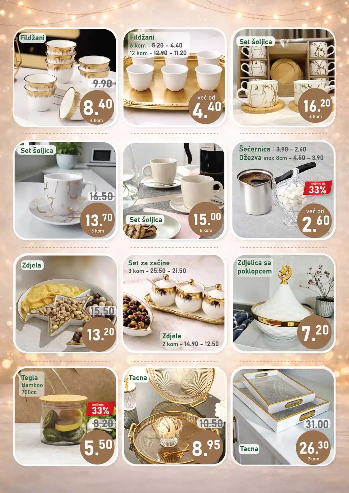 AMKO Ramazanski katalog strana 14 – kućne potrepštine na sniženju do 11. marta 2026