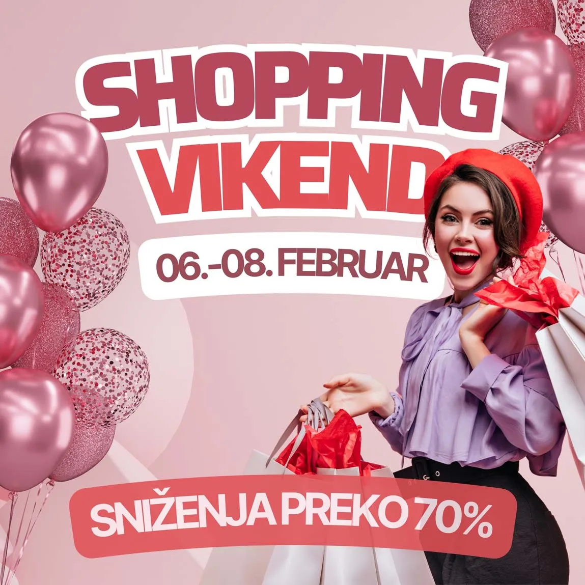 TC BELAMIONIX Akcija Tuzla Shopping vikend od 06.do 08.02.2025