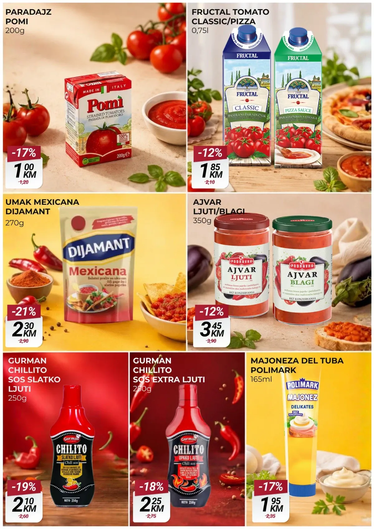 Belamionix katalog – Pomi paradajz i Podravka ajvar na akciji