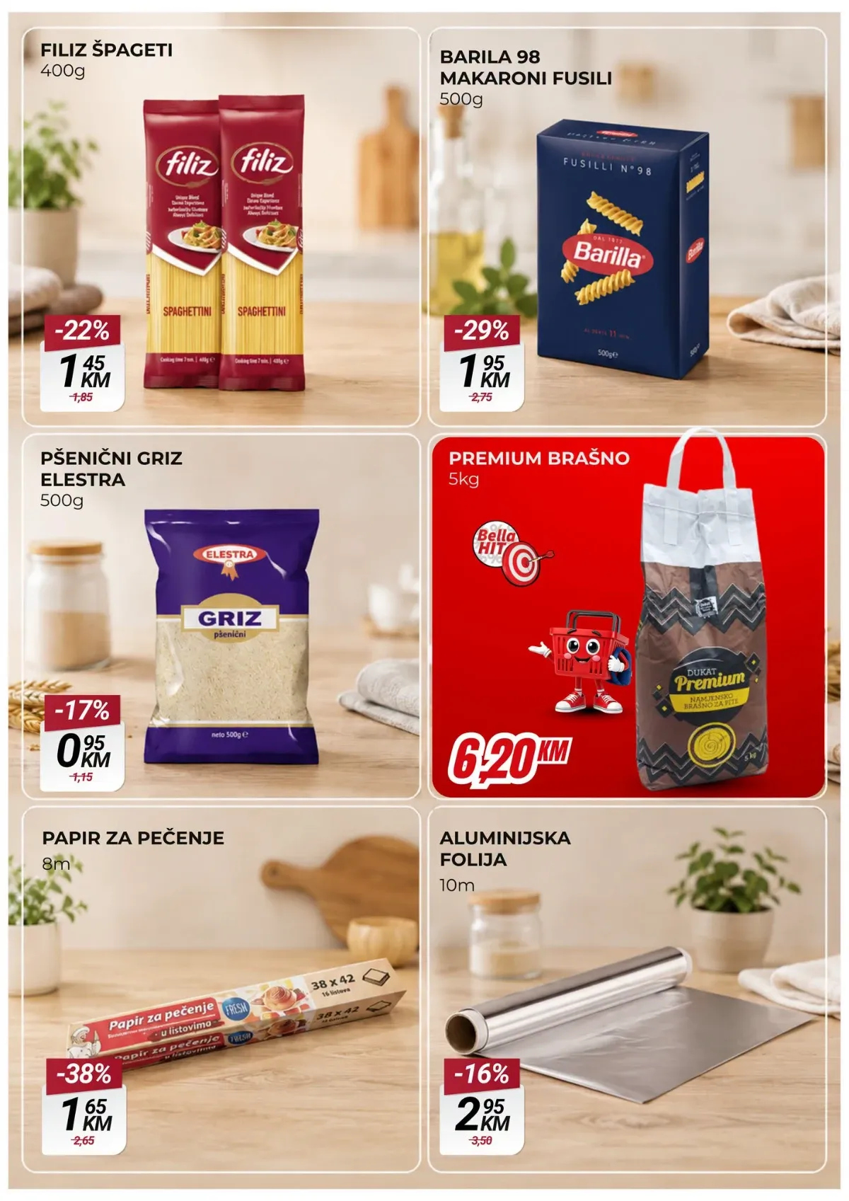 Belamionix katalog – Filiz špageti i Barilla makaroni na akciji
