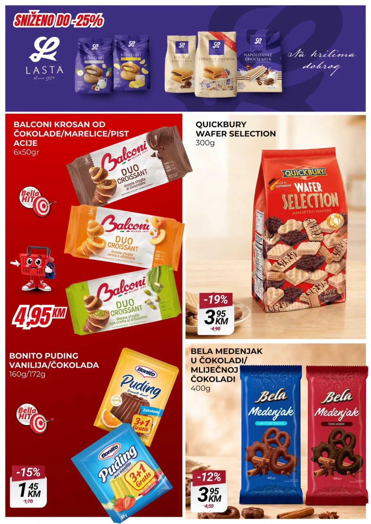 Belamionix katalog – Lasta slatkiši i Balconi kroasani na akciji