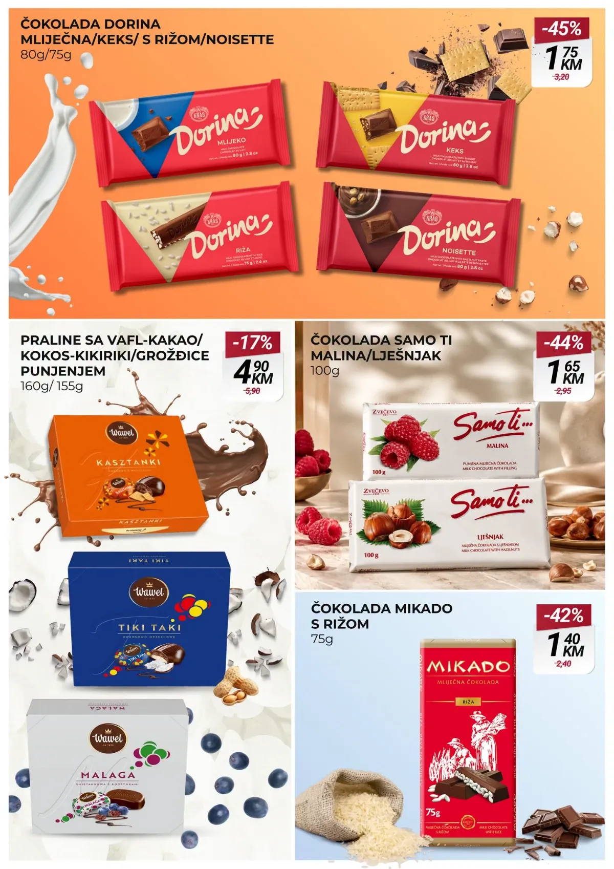 Belamionix katalog – Dorina i Samo ti čokolade na sniženju do 45%