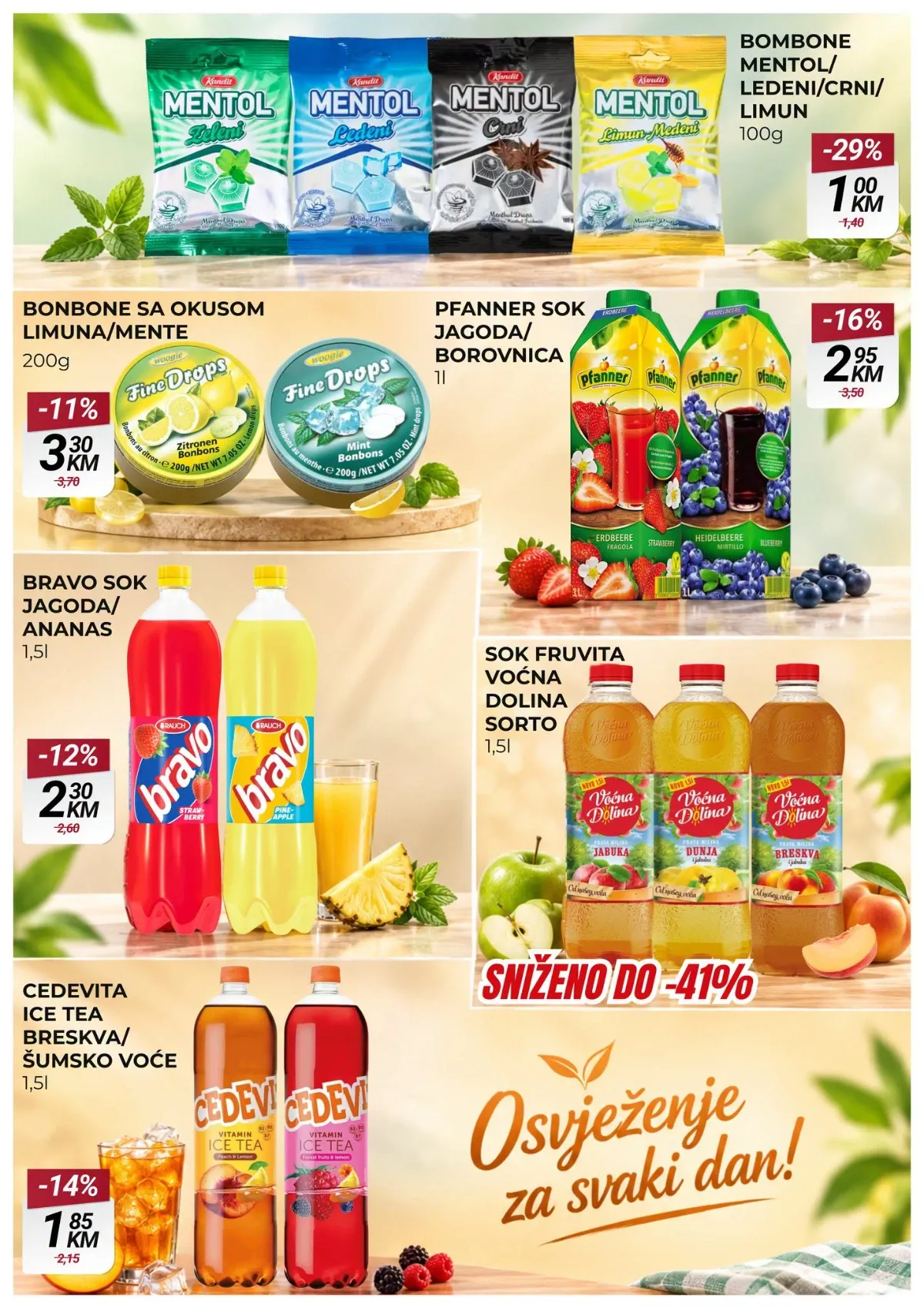 Belamionix katalog – Pfanner sok i Cedevita ledeni čaj na sniženju