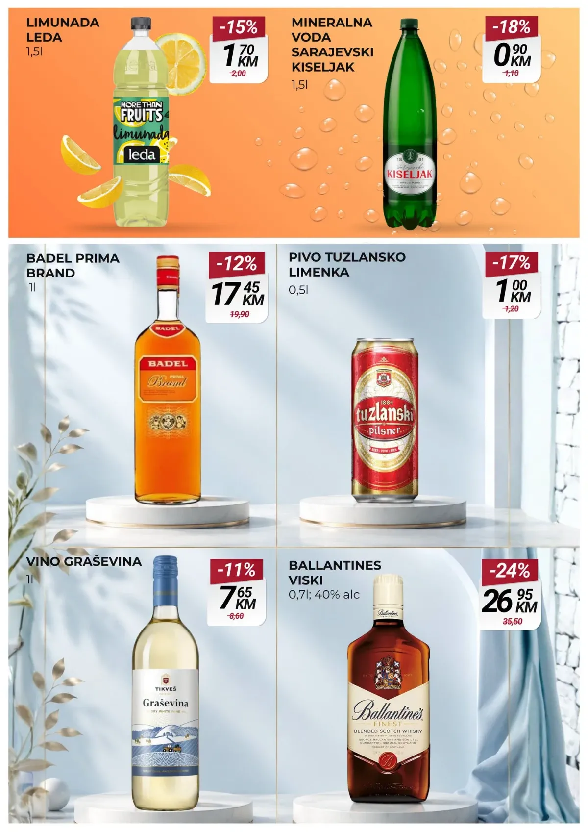 Belamionix katalog – Sarajevski kiseljak i Tuzlansko pivo na akciji