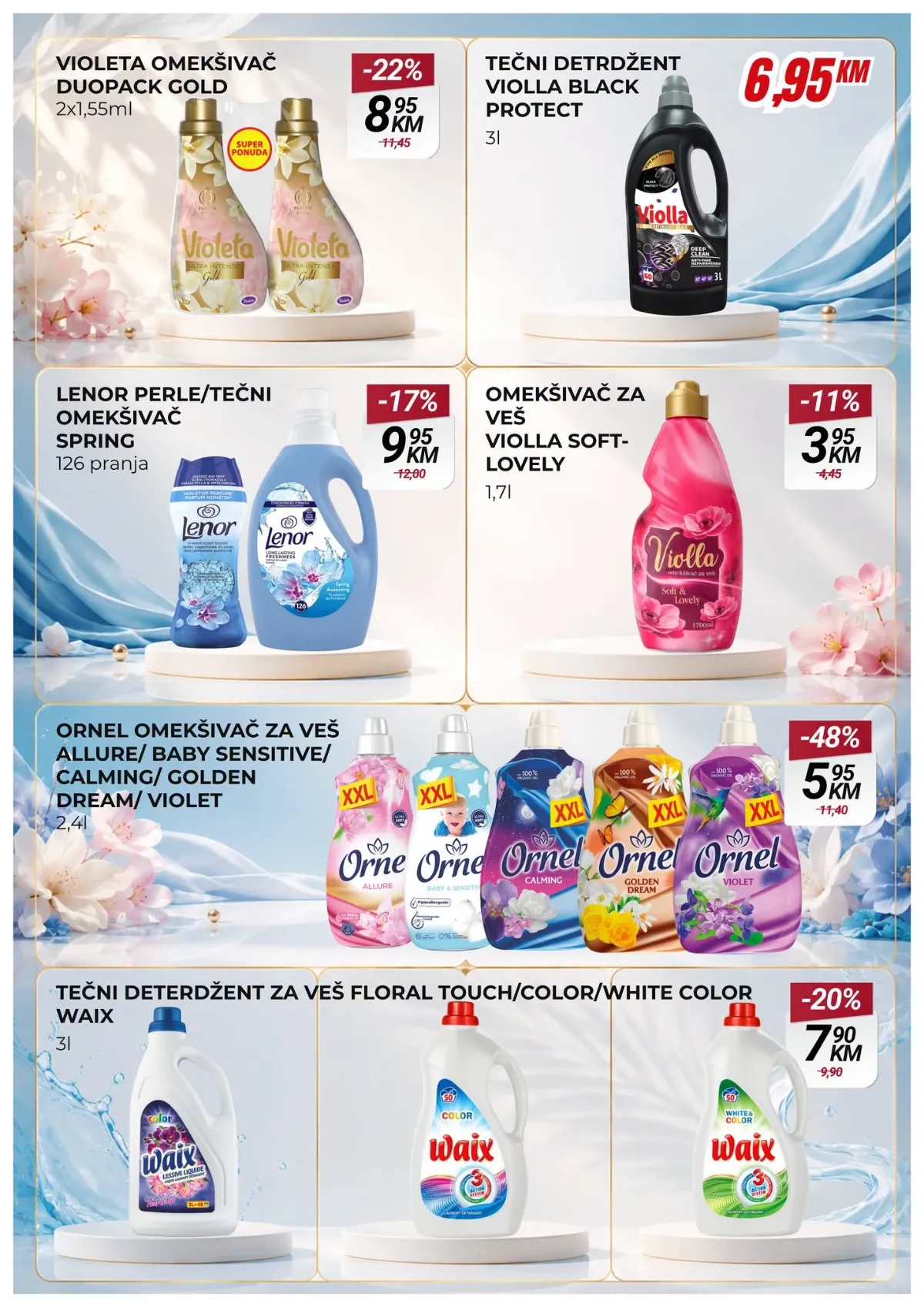 Belamionix katalog – Ornel i Violeta omekšivači za veš na sniženju