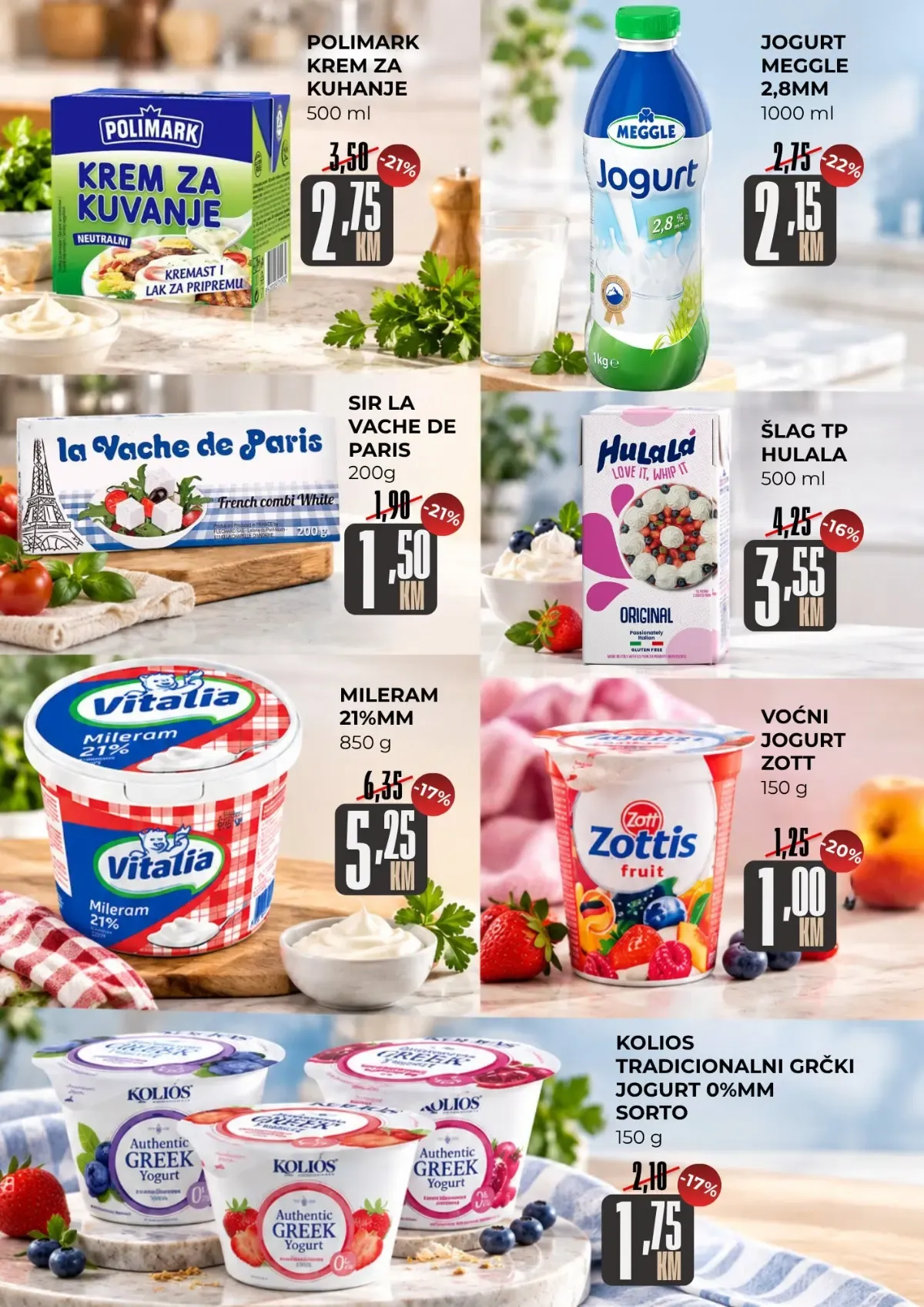 Belamionix katalog – jogurt, mileram, sir, krema za kuhanje i šlag