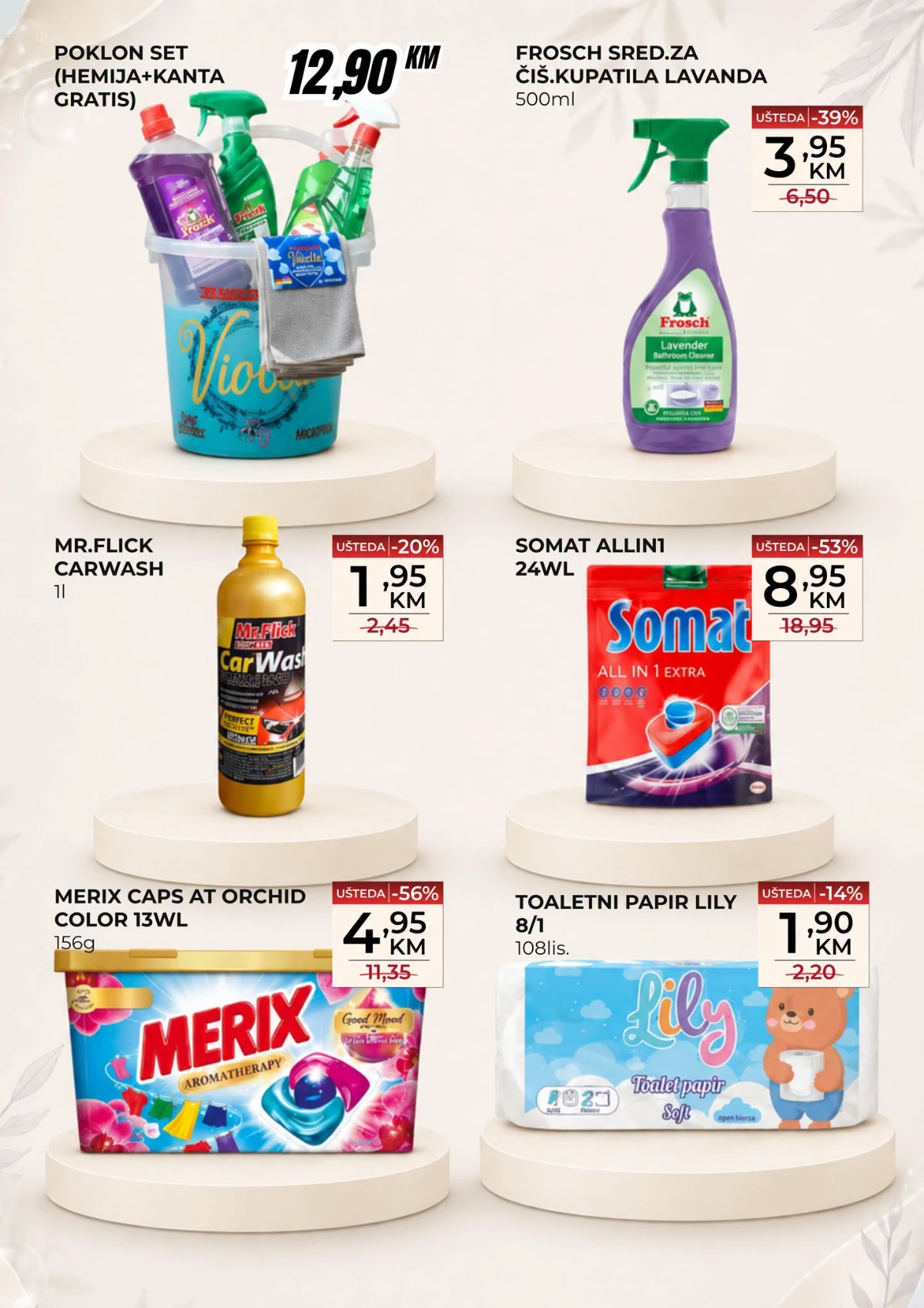 Belamionix Super vikend ponuda do 23.08.2026. – Frosch, Somat, Merix i Lily proizvodi za domaćinstvo