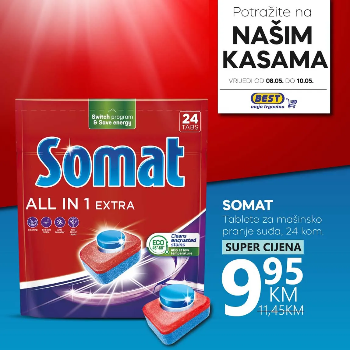 Best Akcija Potražite na našim kasama sniženja do 10.05.2025