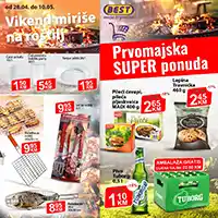 UTD BEST Prvomajska akcija roštilj meso ćevapi piletina i piće na sniženju do 10.05.2026