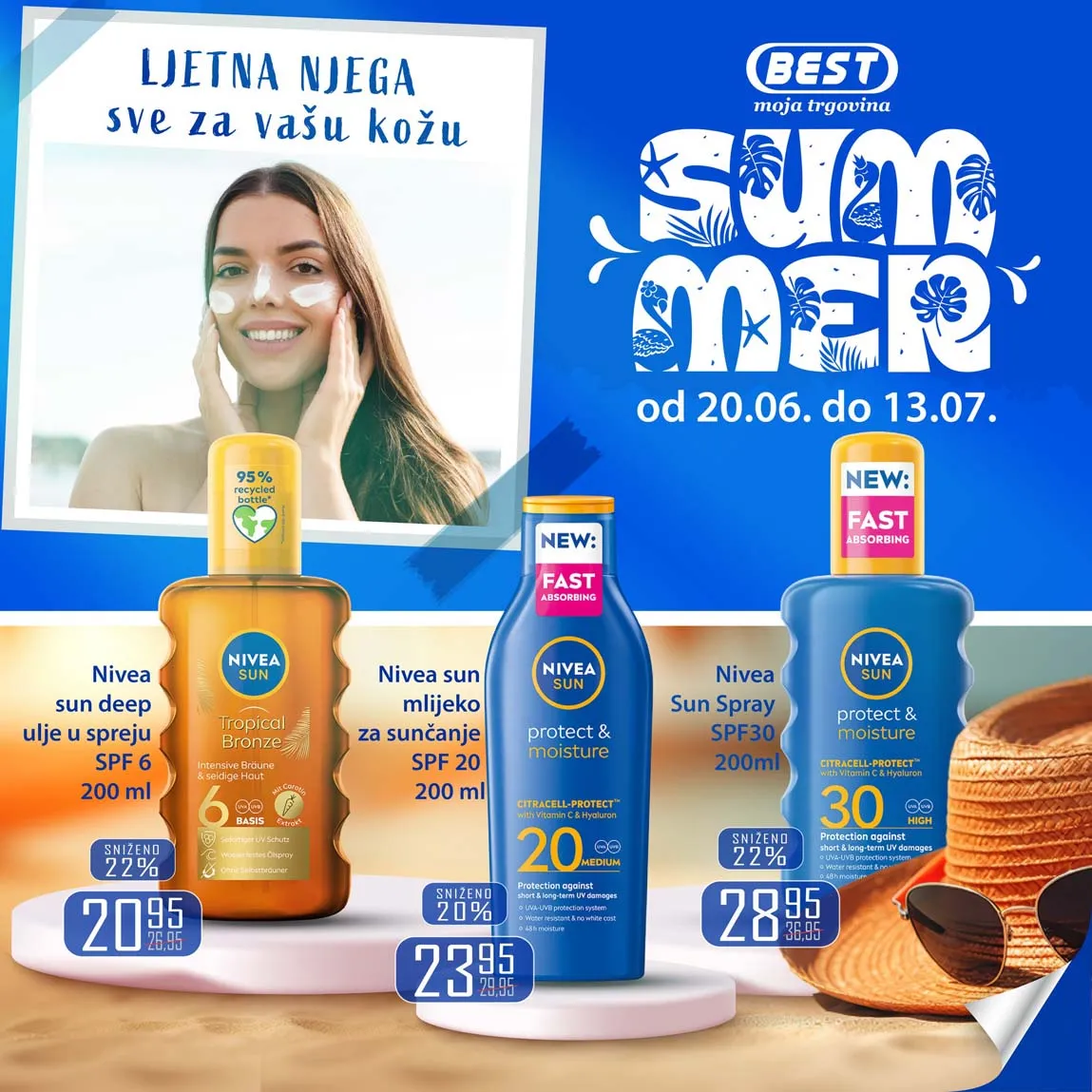 Best Akcija LJETNA NJEGA ZA VAŠU KOŽU katalog sniženja 