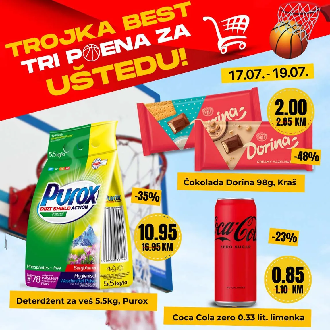 Best akcija „Tri poena za uštedu“ – Sniženja do 19.07.2025.