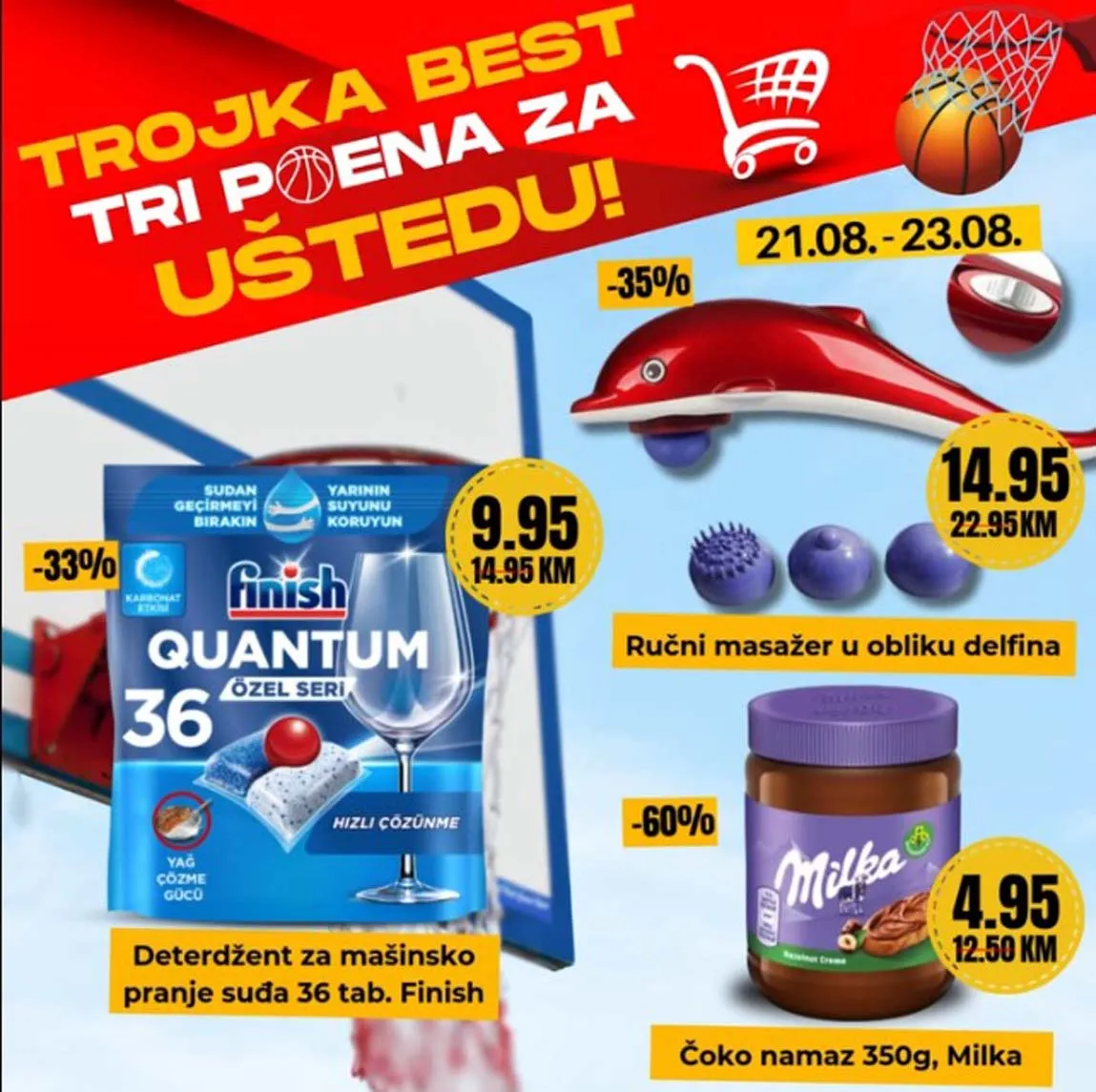 Best akcija „Tri poena za uštedu“ – Sniženja do 23.08.2025.