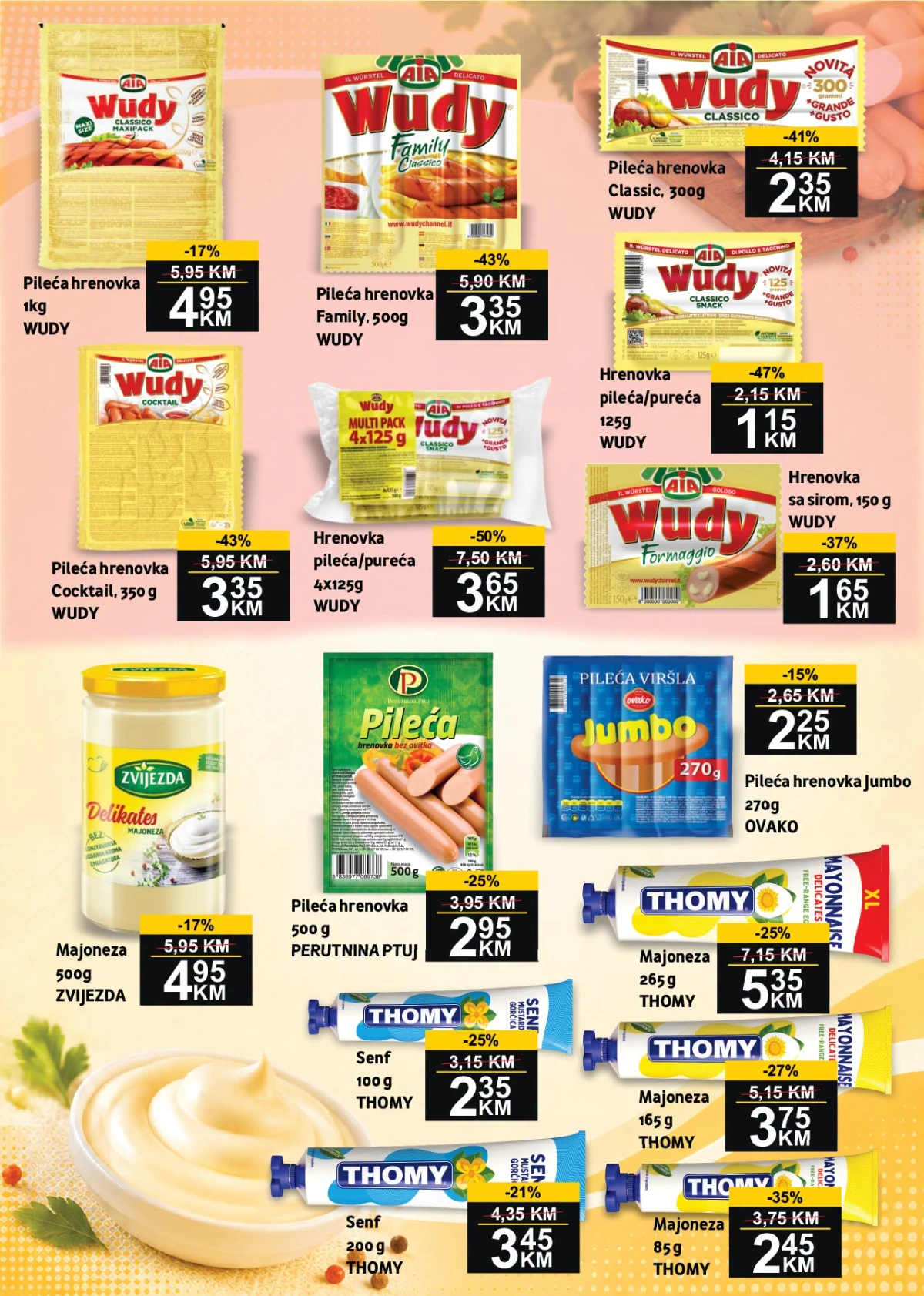 BEST katalog strana 2 – hrenovke, majoneza i delikates proizvodi na akciji