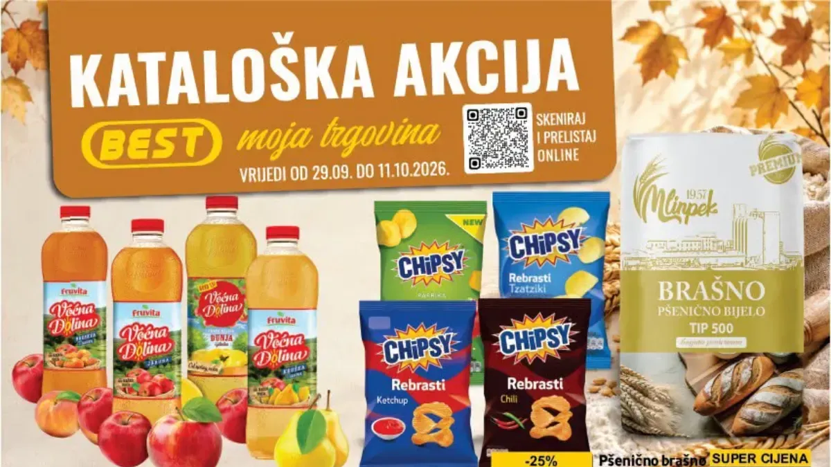 BEST novi katalog od 29.09. do 11.10.2026. – sniženja do 40% i cijene već od 2,00 KM