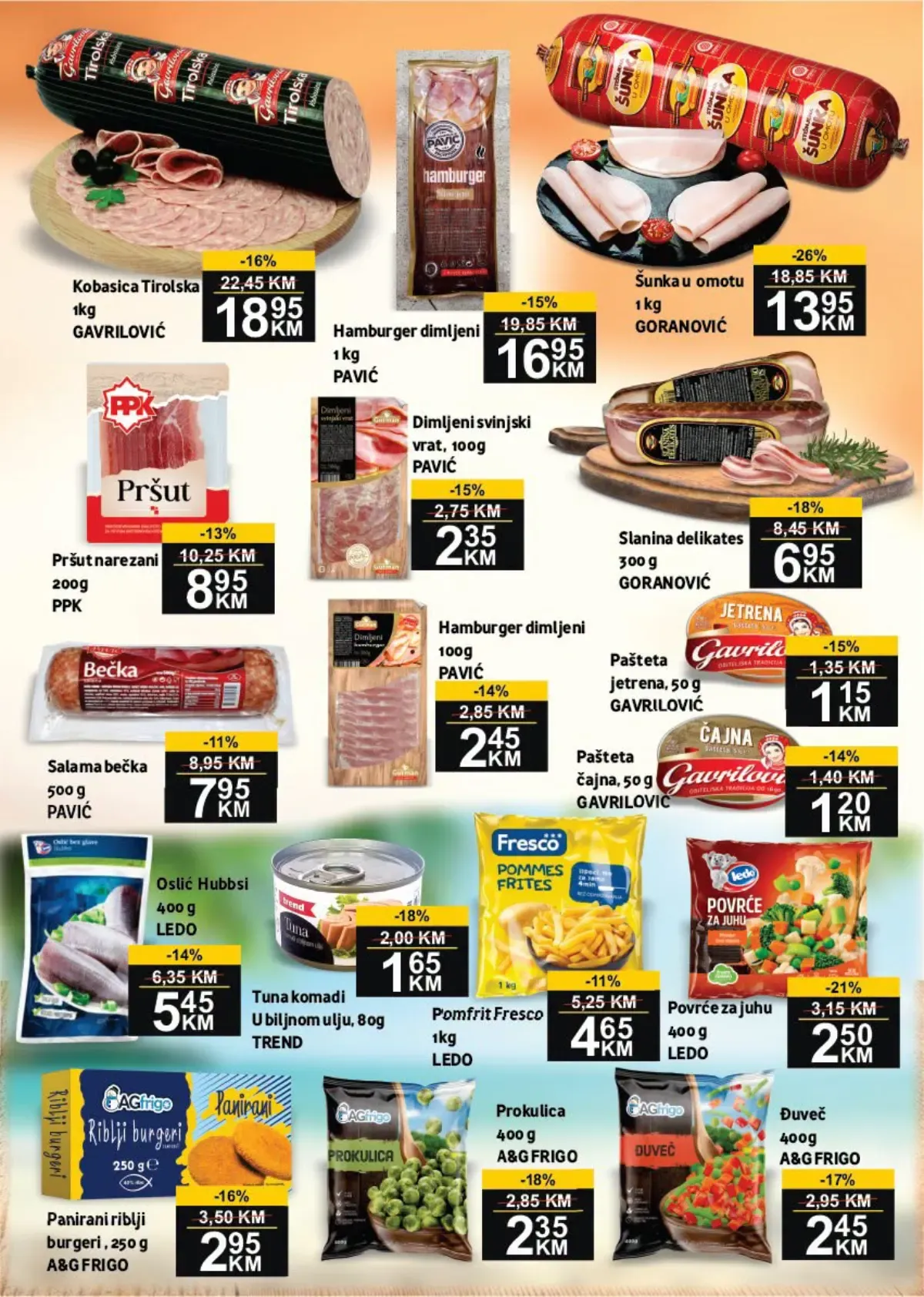 BEST katalog do 11.10.2026. – mesne prerađevine, paštete, salame i konzervirani proizvodi