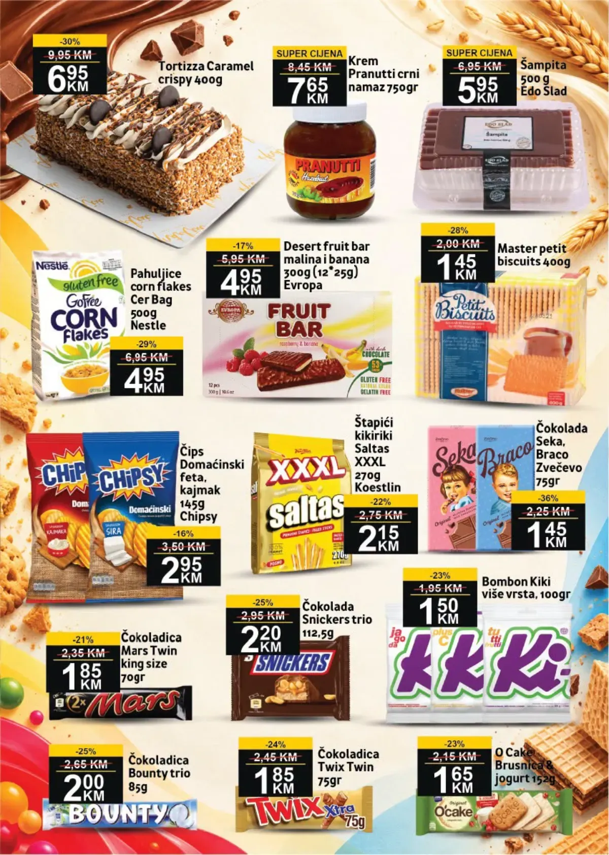 BEST katalog do 11.10.2026. – čips, čokolade, keksi, grickalice i slatkiši