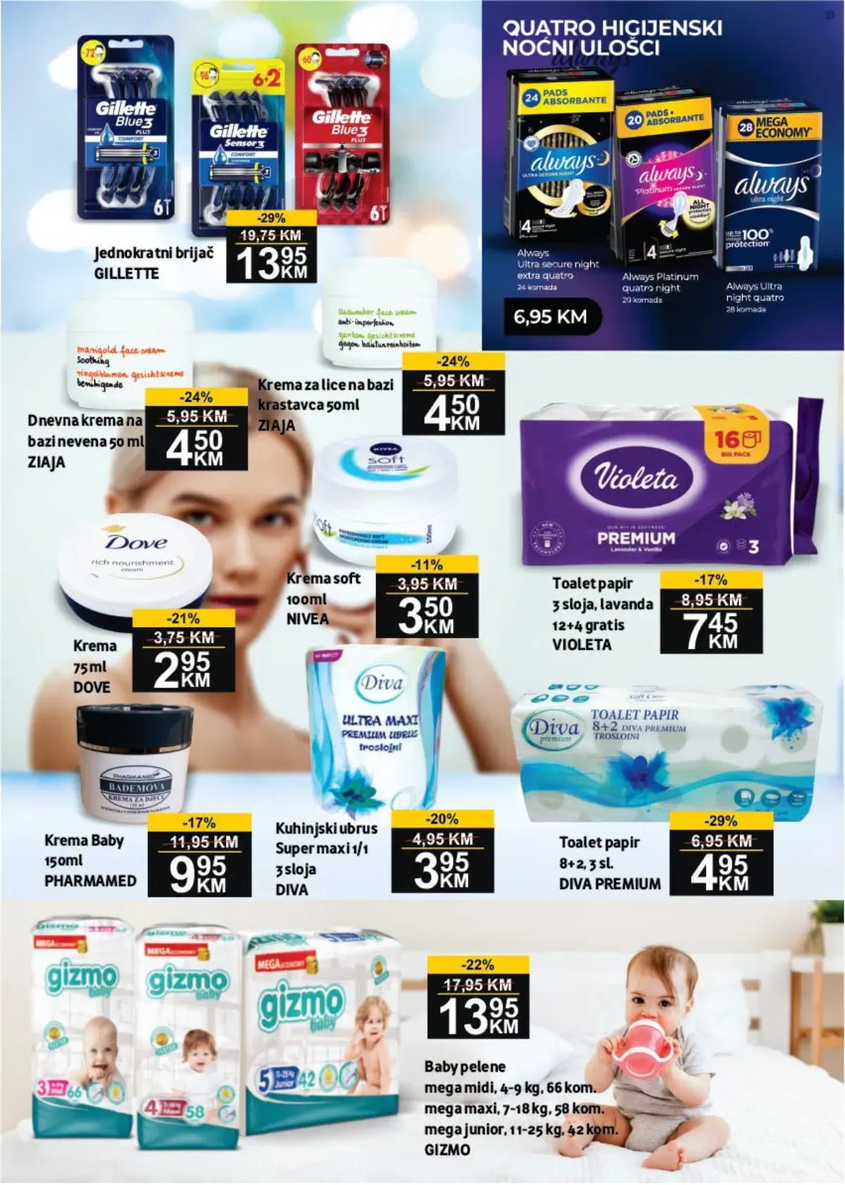 BEST katalog do 11.10.2026. – higijenski ulošci, pelene, kreme, sapuni i proizvodi za njegu