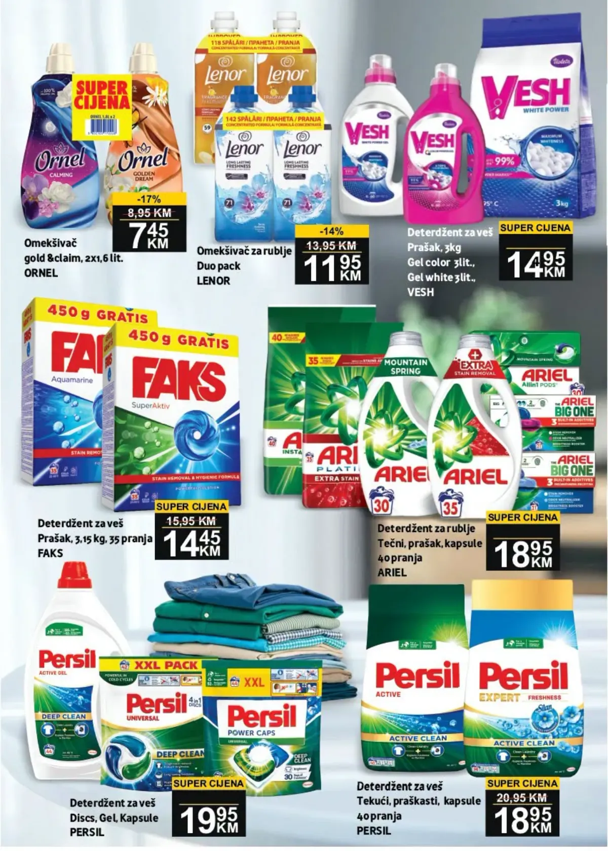 BEST katalog do 11.10.2026. – Persil, Ariel, Faks i drugi deterdženti za veš