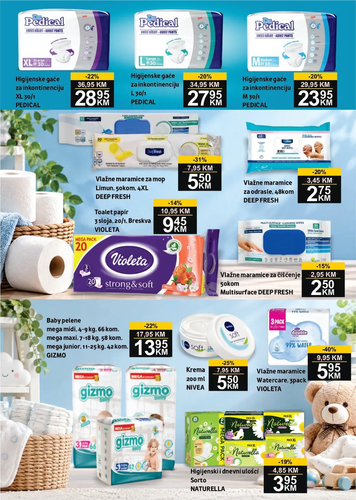 BEST katalog strana 12 – toaletni papir, vlažne maramice, pelene, kreme i higijenski ulošci