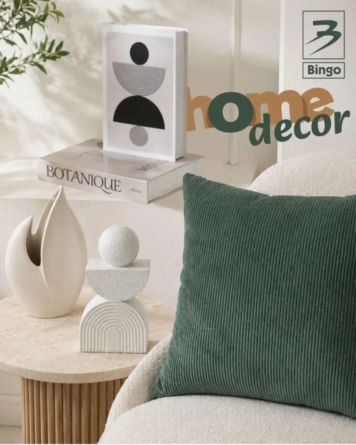 Bingo Home Decor katalog maj 2026 dekoracije jastuci vaze i detalji za moderan dom