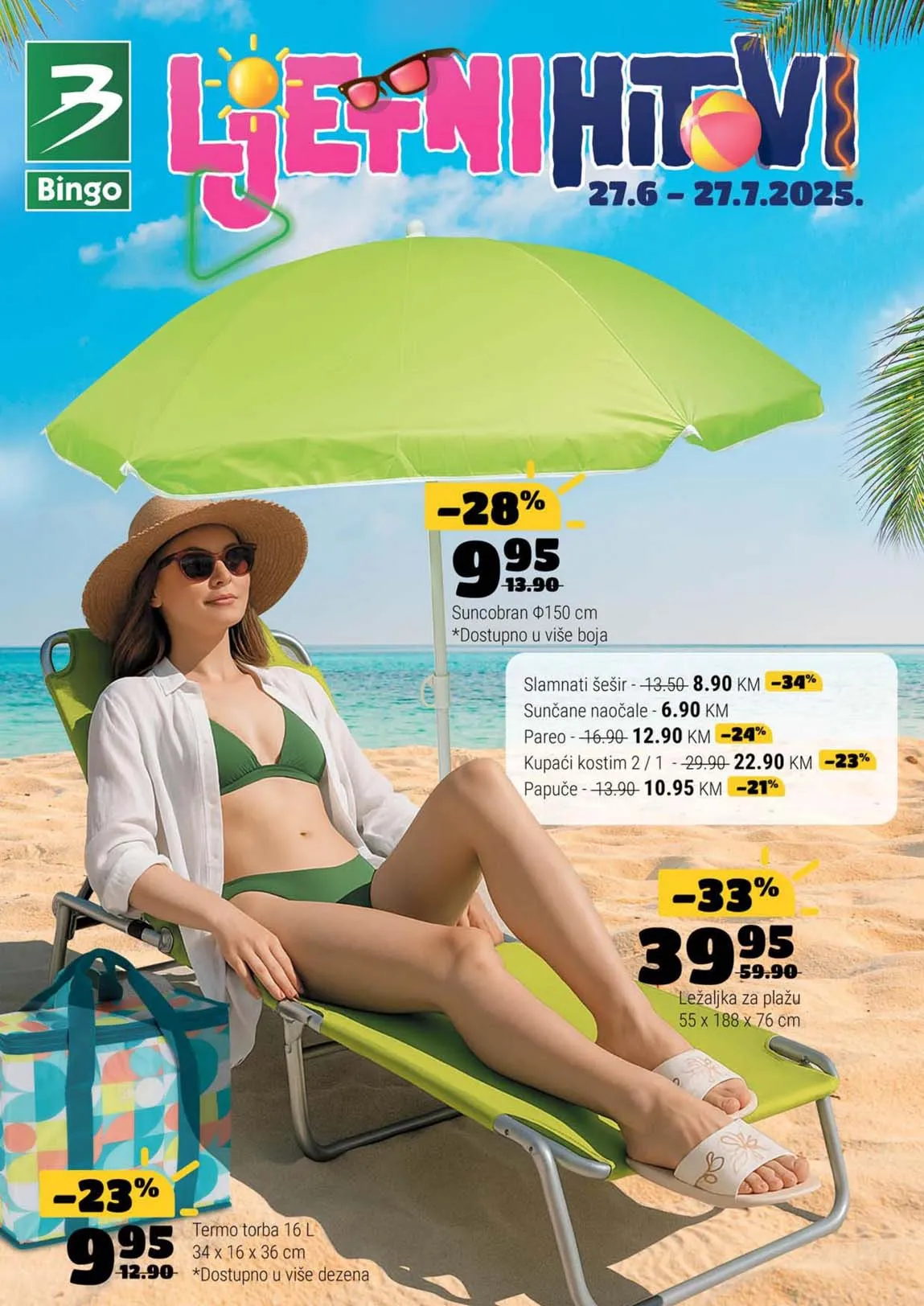 BINGO Akcija LJETNI HITOVI  Katalog Sniženja do 27.07.2025