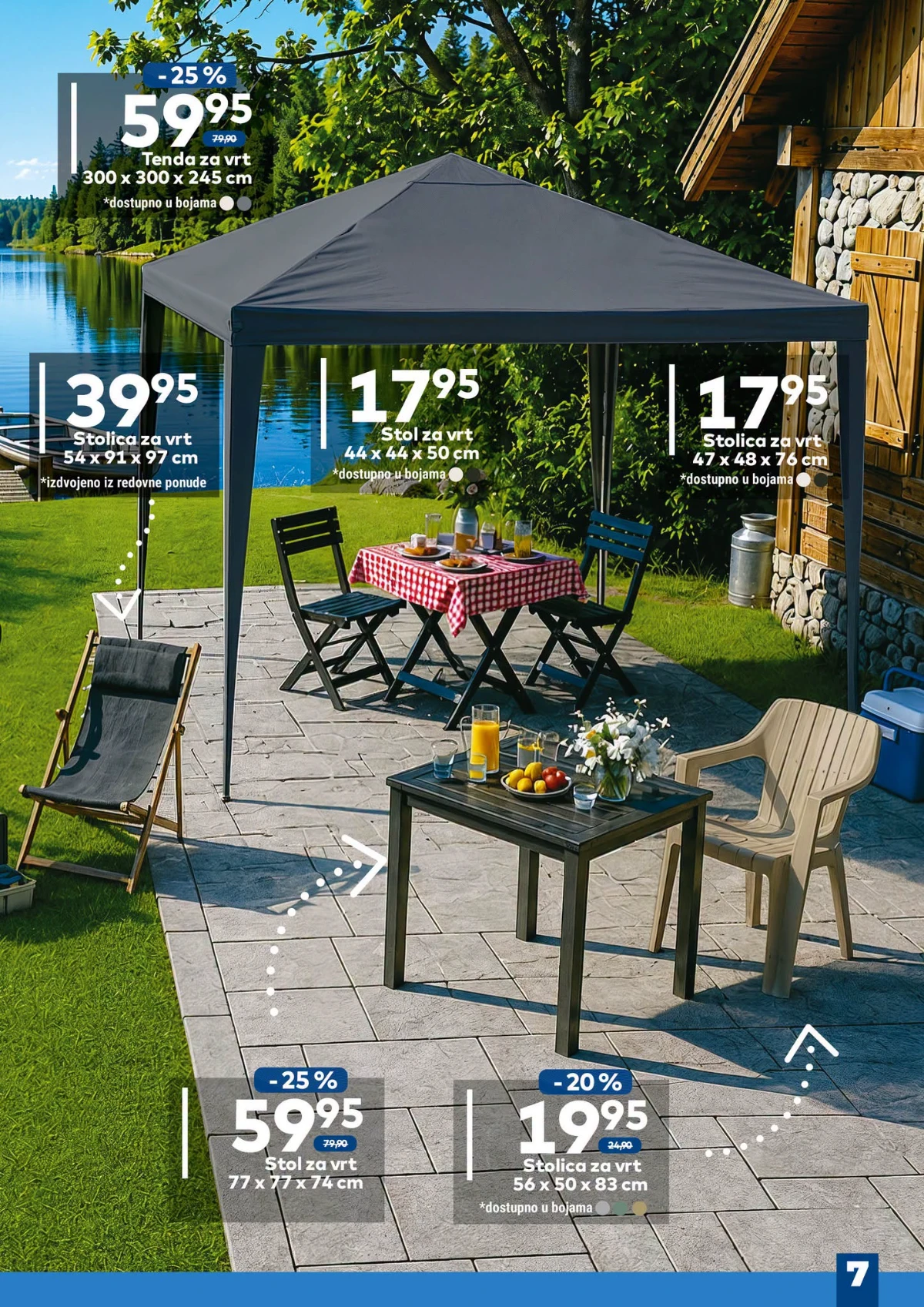 Bingo katalog Ljeto u dvorištu – vrtni paviljoni, stolovi i stolice