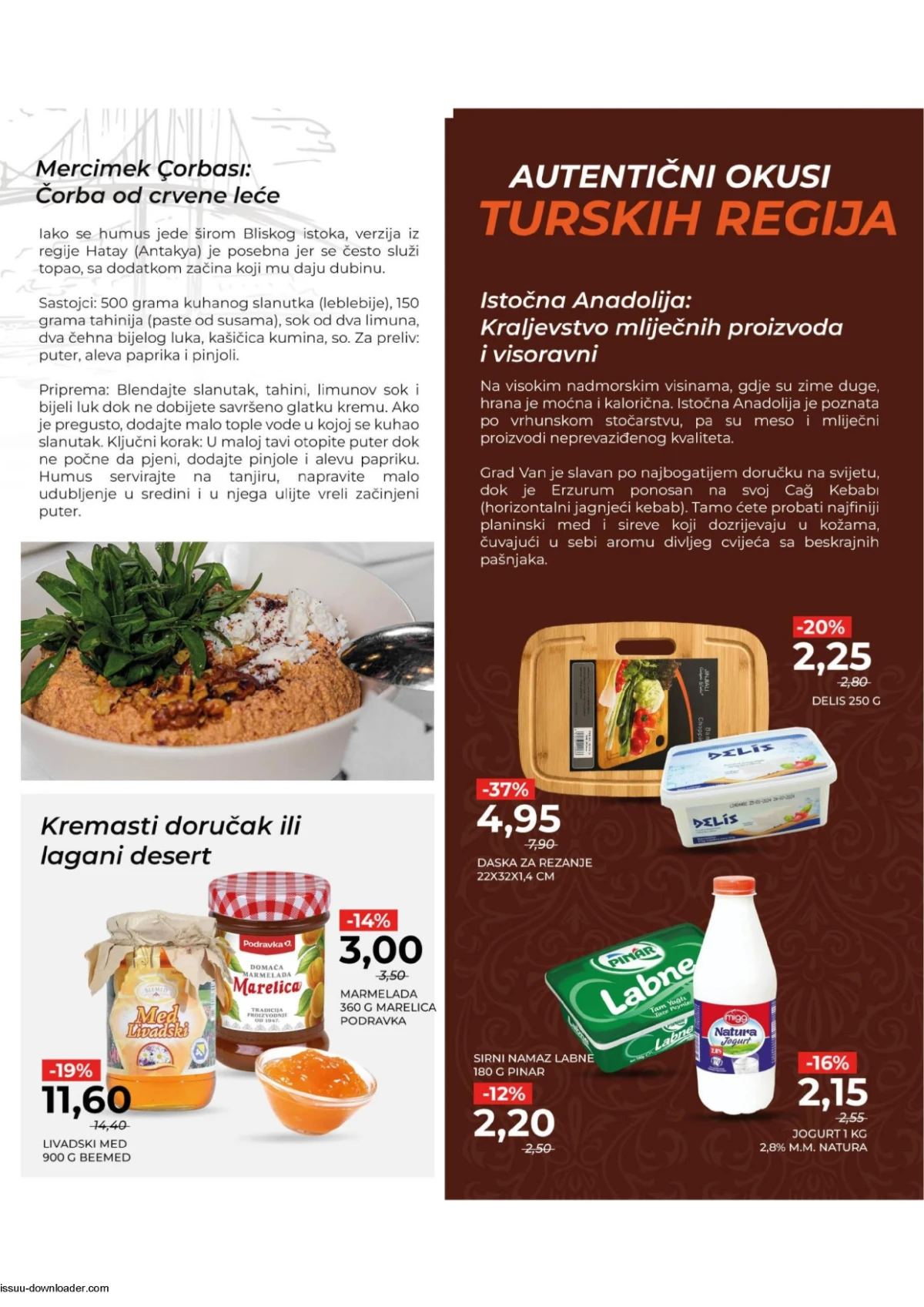 Bingo Magazin Plus katalog maj i jun 2026 humus, med, labne i okusi turskih regija strana 9