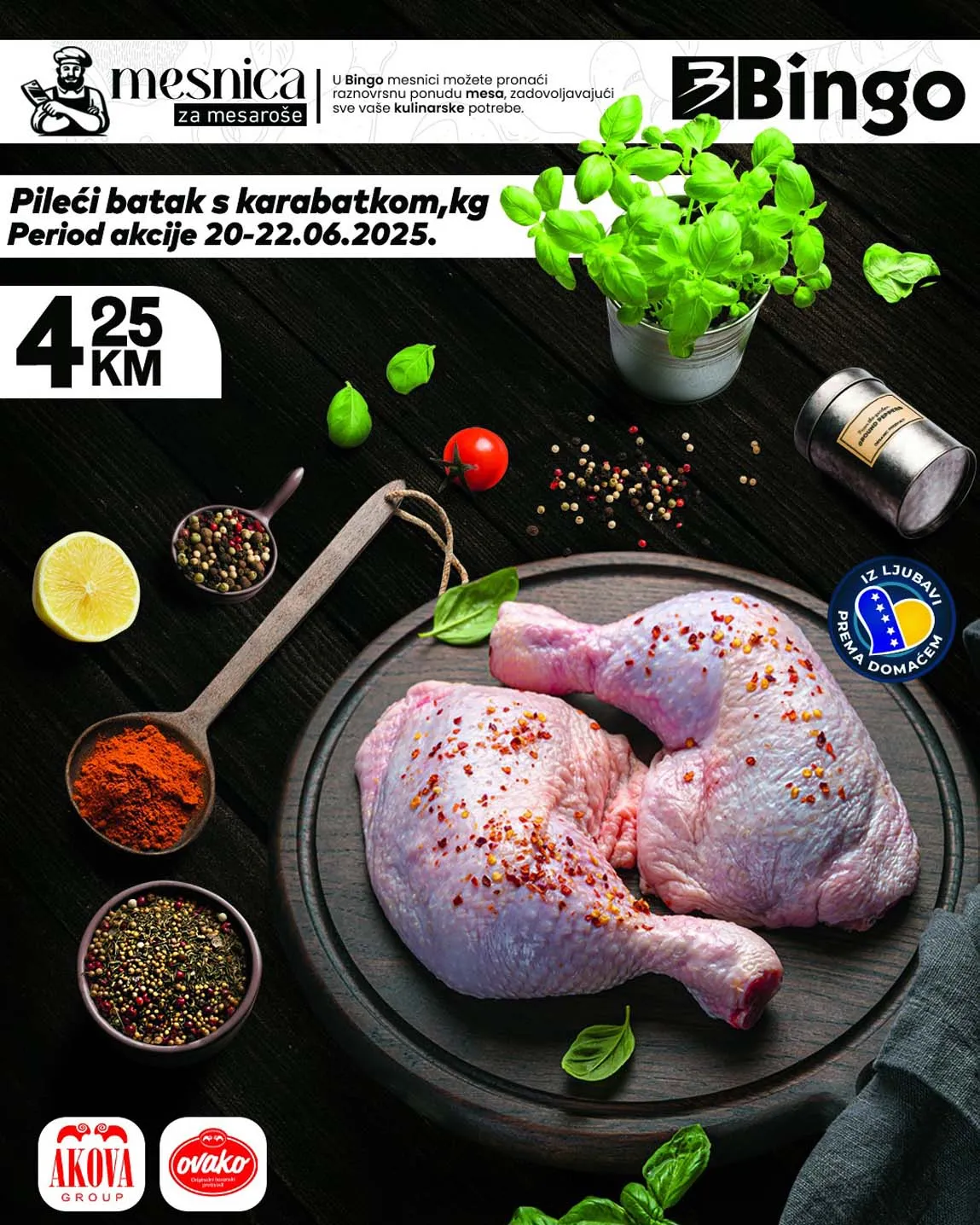 BINGO Akcija MESNICA sniženja do 22.06.2025