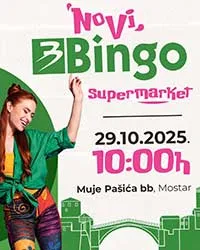 Bingo Novi objekat Mostar Muje Pašića bb - Otvaranje 29.10.2025