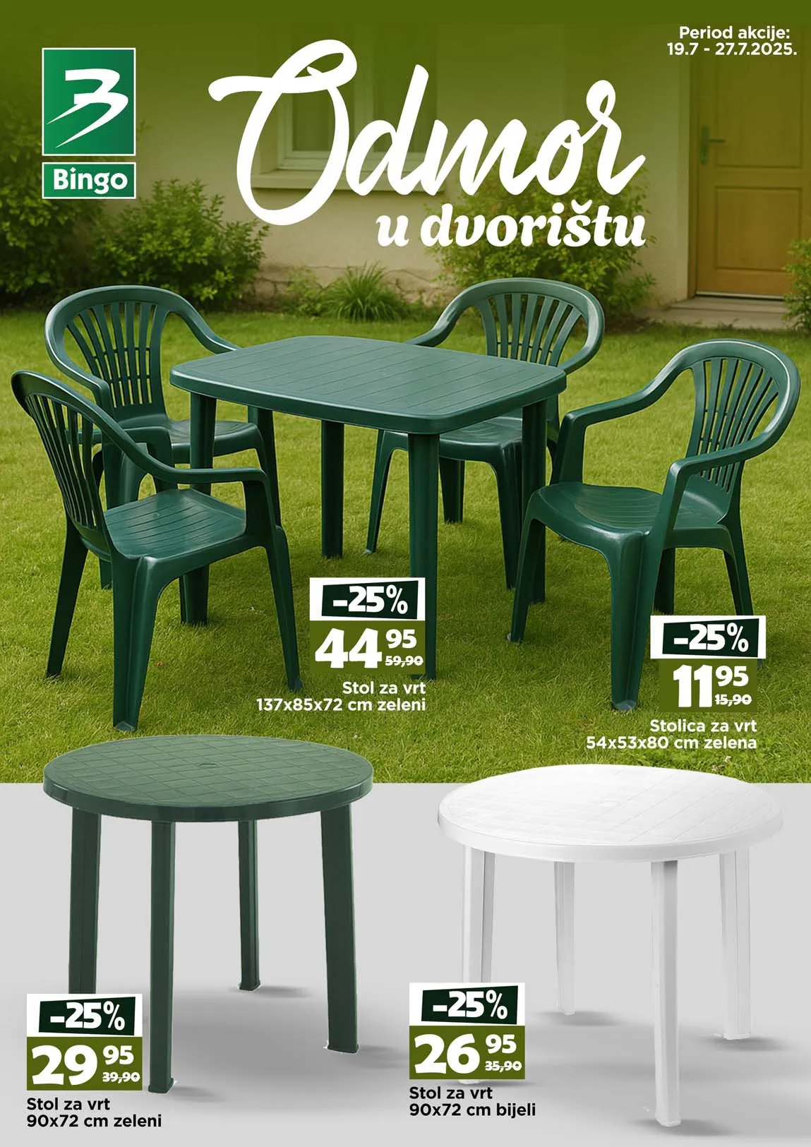 Bingo katalog – Odmor u dvorištu! Sniženja do 27.07.2025