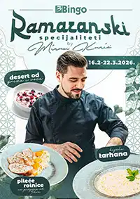 Bingo Ramazanski specijaliteti Miran Karić katalog Ramazan mart 2026