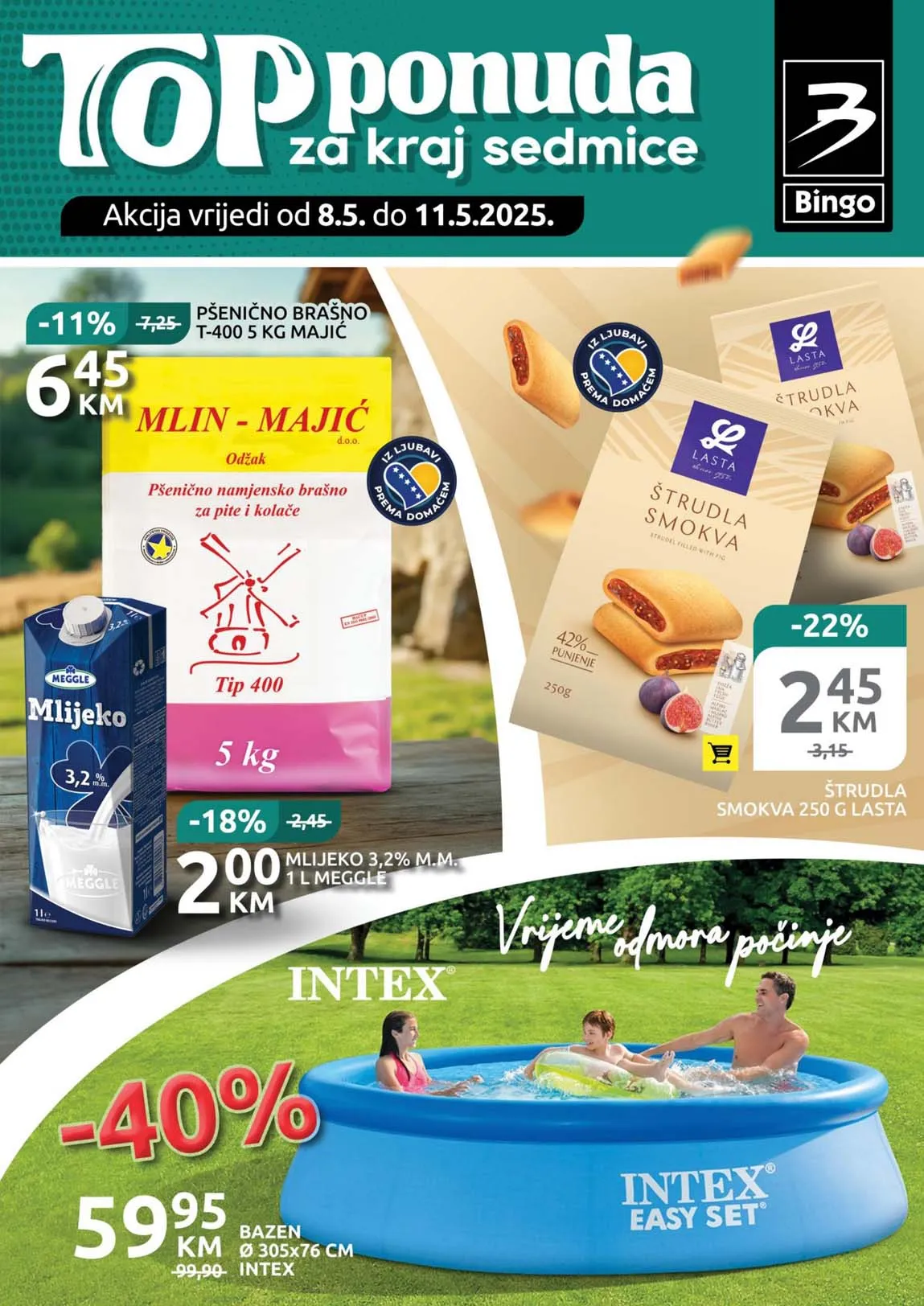 Bingo akcija Top ponuda za kraj sedmice sniženja do 11.05.2025