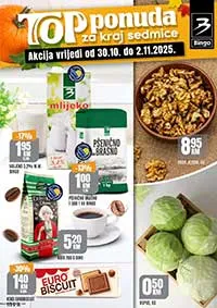 Bingo vikend akcija – Top ponuda za kraj sedmice | Akcija do 02.11.2025 | Snizenja.ba