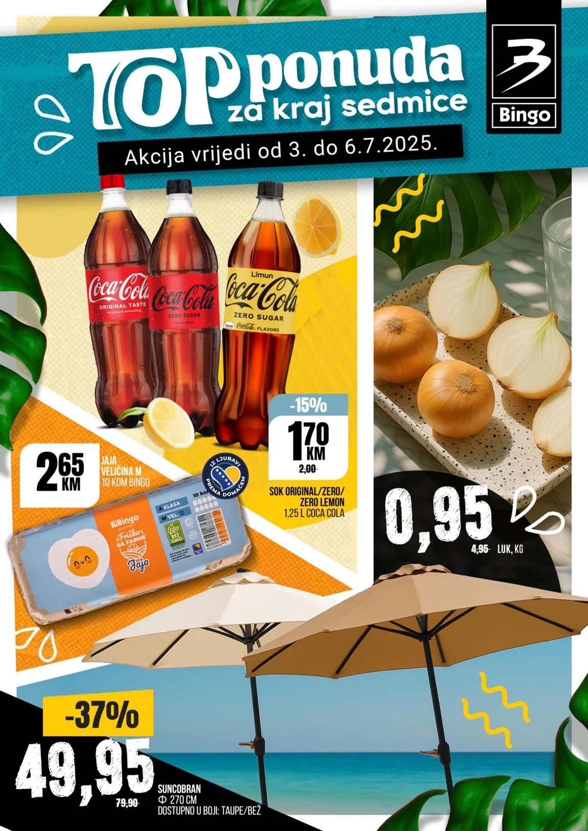 Bingo akcija Top ponuda za kraj sedmice sniženja do 06.07.2025