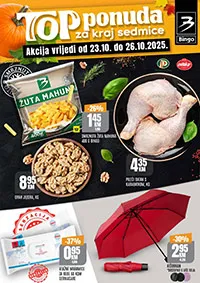 Bingo vikend akcija – Top ponuda za kraj sedmice | Akcija do 26.10.2025 | Snizenja.ba